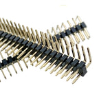 10pcs 1.27mm Pitch Dual Row Bent Right Angle 90 Degree 2*2/3/4/5/6/7/8-50P Dual Row Male Pin Header PCB Board Connector
