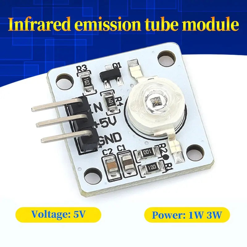 5V High Power Infrared Transmitter Module Remote Control Transmitter Module 940nmLED Smart Remote Control Furniture 1W 3W 45MIL