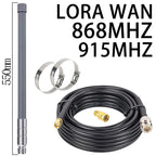 LORA 868MHZ 915MHZ Fiberglass Antenna For LoRaWAN Gateways, Helium Hotspots, Mining Equipment, And Meshitas Communication
