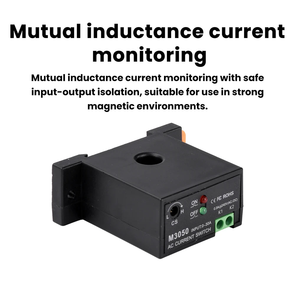 M3050 M3056 M3060 M3066 AC Current Sensing Switch Self-Powered Sensing Switch Induction Relay Power Supply