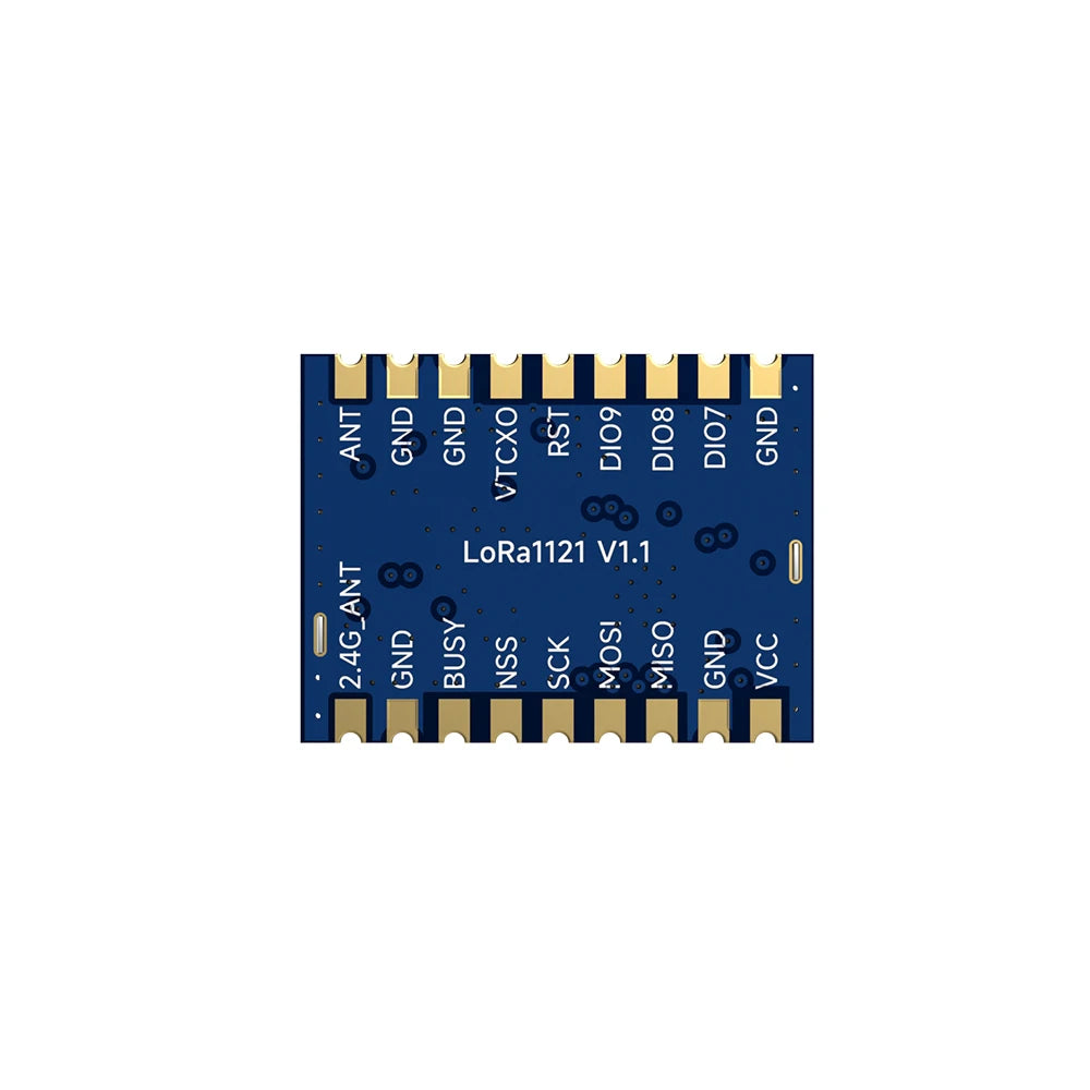 2pc/lot LoRa1121 FCC / CE Certified 5Km Long Distance LR1121 Chip Sub-GHz 2.4GHz S-band Multi-Band LoRa Module