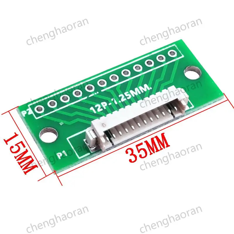 1/2/5/10pcs 1.25MM Pitch 4/6/8/10/12 FPC/FFC Adapter Connector 1.25 to 2.54 Circuit Board Horizontal Terminal Socket Test Board