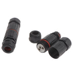 2 Pin 3 Pin Outdoor Plug Socket Straight Quick Screw Connection IP68 Industrial Electrical Waterproof Wire Cable Connector