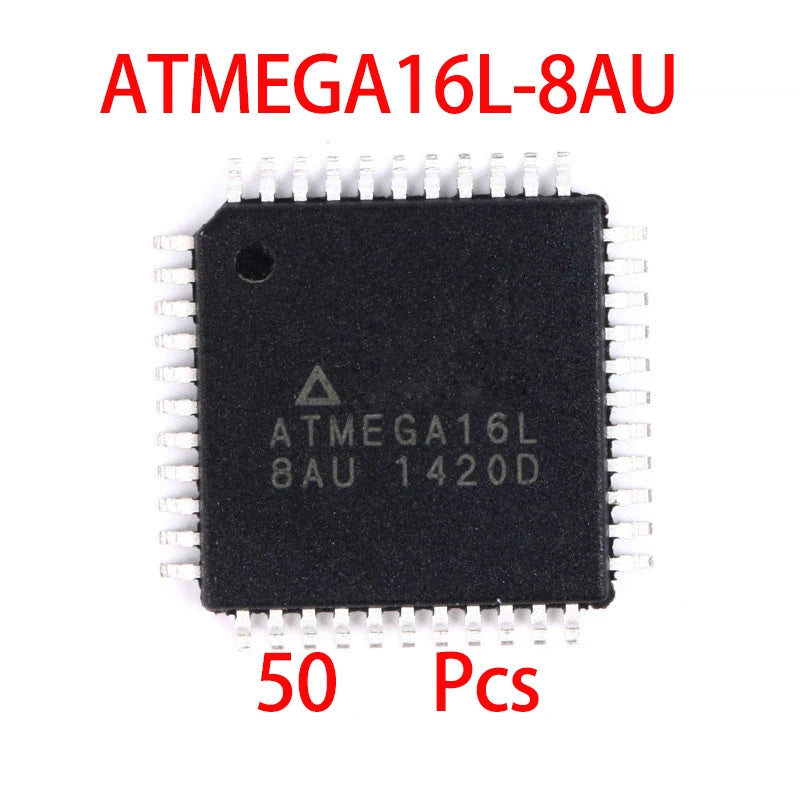 1/5/10/30/50/100Pcs SMD ATMEGA16L-8AU 8 Bit AVR Low Power Microcontroller TQFP 44 Package Surface Mount Integrated Circuit Chip