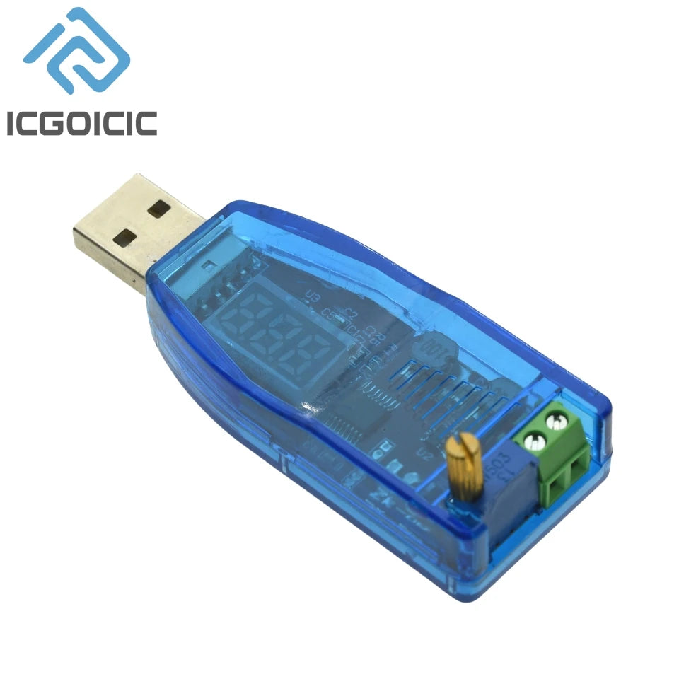 LED DC-DC 5V to DC 1-24V Adjustable Potentiometer USB Step Up/Down Buck Boost Converter Power Supply Voltage Regulator Module
