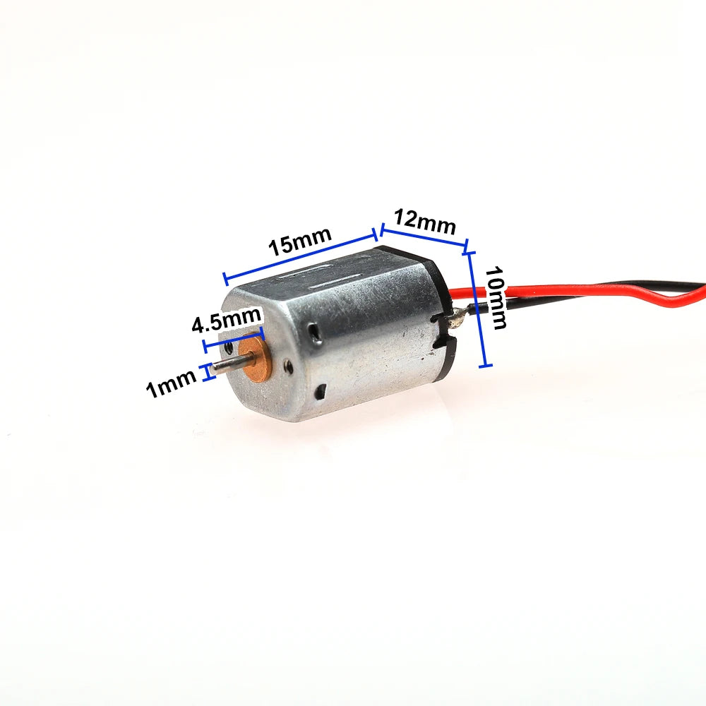 Micro N20 Precious Metal Brush Motor DC 3V 3.4V 3.7V 17300RPM High Speed Large Torque Strong Magnetic Motor DIY Toy Car Model