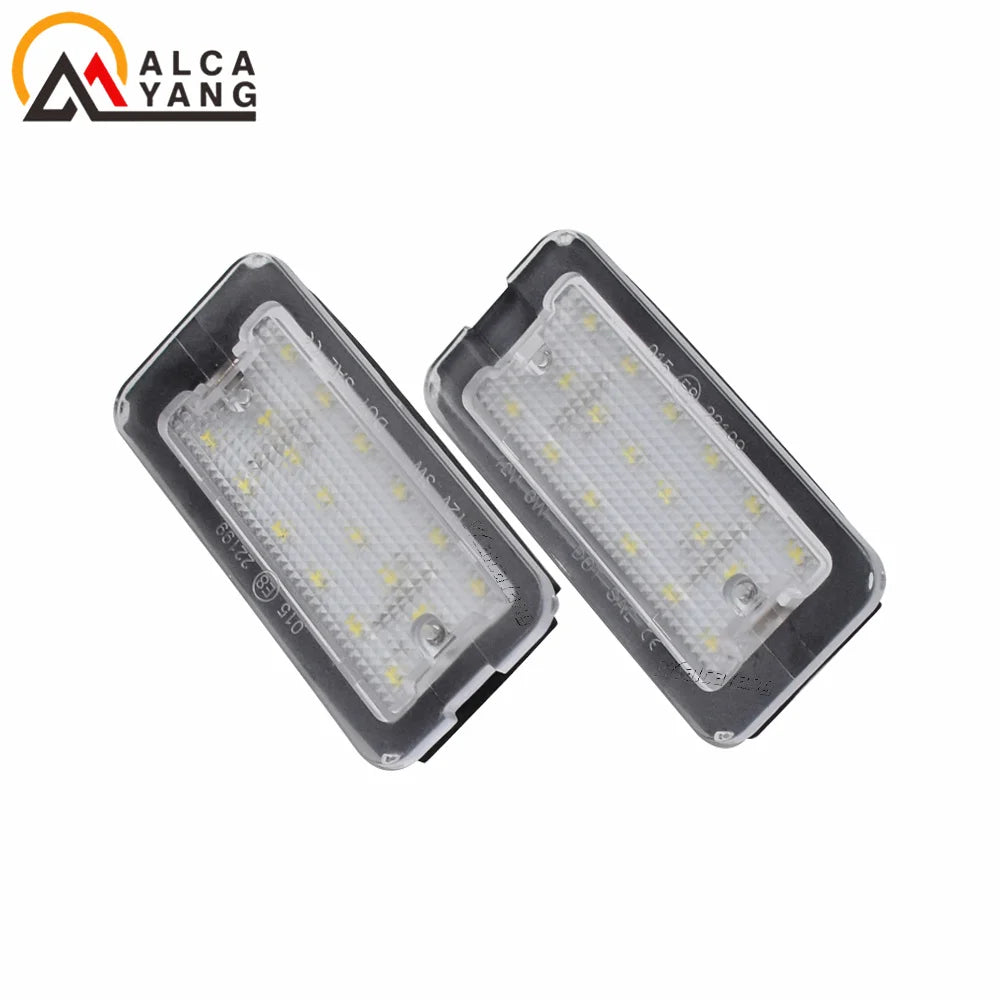 2x Fits For Fiat 500 / Abarth 500 2007-2020 CANbus Xenon White Led Number License Plate Lights