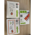 WAGO 221‑412/413/415/2401/2411/612/613/615 Multi‑box Set LeverWire Connector, Reusable Electrical Terminal Block for Home Wiring