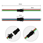 2Pin 3Pin 4Pin 5Pin 6Pin Led JST Connector Male/Female Wire Connector Led Strip Plug Connector Wire Cable for Led Light Driver