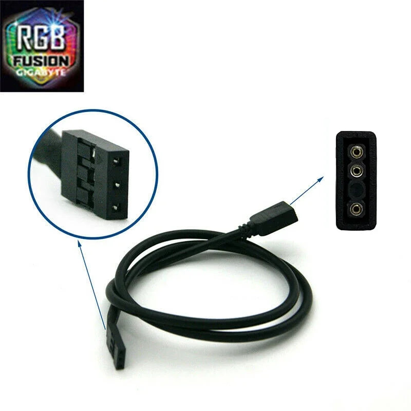 WS2812b ARGB LED Strip Light Addressable Rainbow Light Digital 5V 3pin Header PC Case Asus Aura Sync RGBIC Fusion MSI Mystic