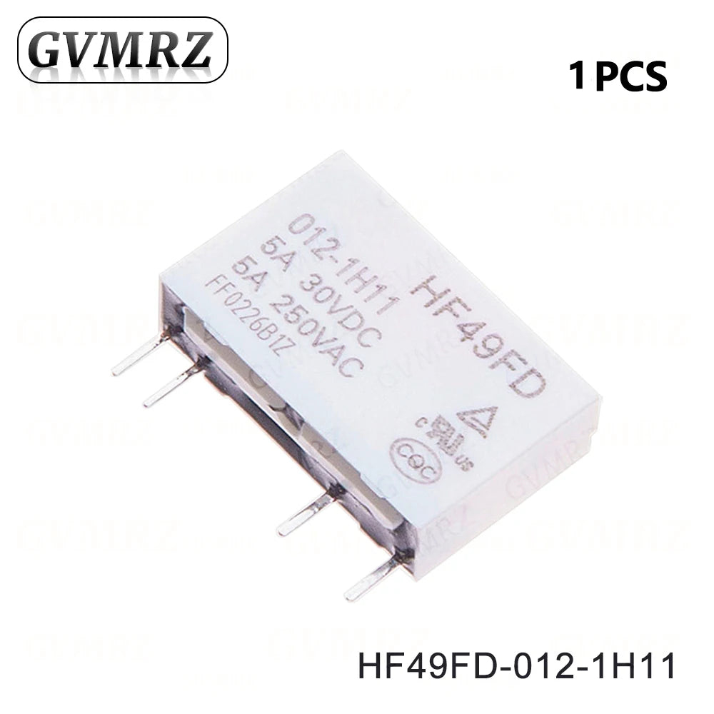 4P HF49FD Relay HF49FD-005 012 024 1H11 4Pin 5A Relays DC 5V 12V 24V HF49FD-005-1H11 HF49FD-012-1H11 HF49FD-024-1H11