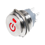 Metal Toggle Rocker Switch On Off 220v 12v 6v 22mm 2NO 4pin Latching Fixed 16A High Current LED Light Switch Car Boat Motorcycle
