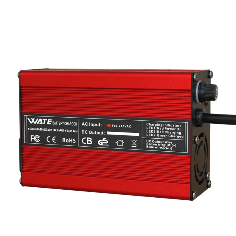 12.6V 10A Charger 12.6V Li-ion Battery Charger For 3S 12V Lipo/LiMn204/LiCo02 Battery Smart Charger Auto-Stop Smart Tools