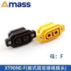 Amass XT30 XT60 XT90M/F Connector High Current Male/Female Lithium Battery Charging Gold Plated Plug