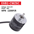 1 Pc E6B2C-WZ6C Rotary Encoder Rotational Incremental Type Rotary Switch Stable Pulse NPN 100-2000P/R DC 5-24V