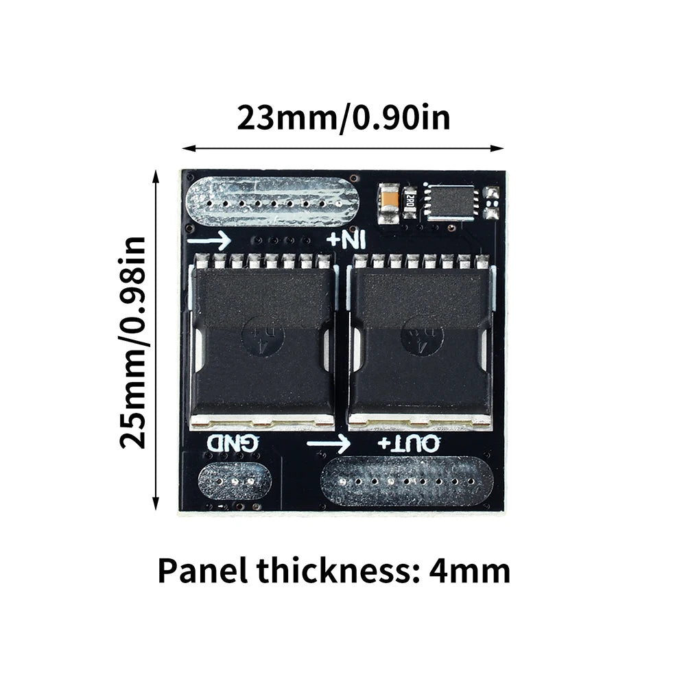Ideal Diode Module 100V/30A 60V/10A Anti-Backflow Rectifier Board Ultra-Low Power Industrial Power Protection