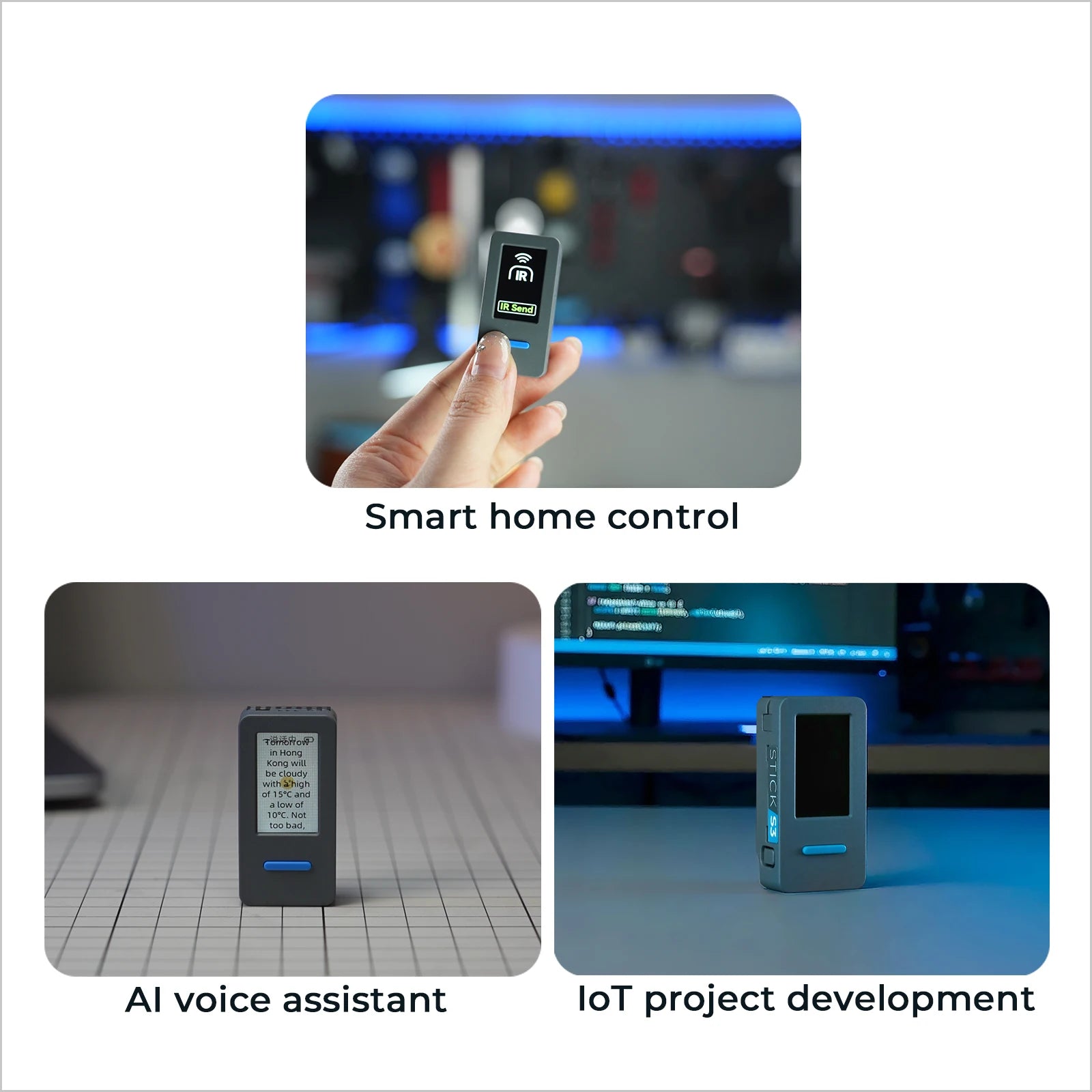 M5Stack Official M5StickS3 ESP32S3 Mini IoT Development Kit