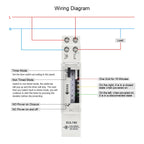 ALC18 Din Rail Mount Staircase Timer Switch 220VAC 16A Mechanical Time Delay Relay Auto-off Timer Corridor Stair Hall Lighting