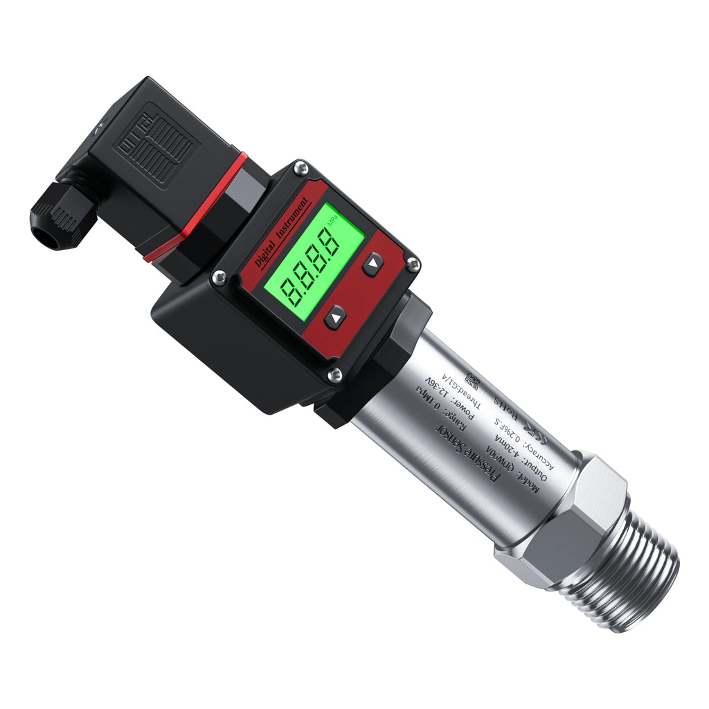 Digital Pressure Transducer RS485 0-10V 4-20mA Digital Pressure Transmitter 0-4bar 0-100bar M20*1.5 Pressure Sensor Transmitter