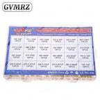 Polypropylene Safety Plastic Film kit 100nf 220nf 10nf 47nf 22nf 1nf 0.47uf 0.1uf 330nf Correction capacitor