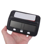 HQT101 Digital Chess Timer Count Down Up Chess Clock Professional Memory Function Chess Timer for Game Competitions