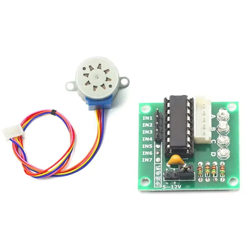 1PCS 28BYJ4 Stepper Motor ULN2003 Driver Board 4-Phase 5-Wire 5V Stepper Motor Deceleration Motor Module PIC MCU DIY