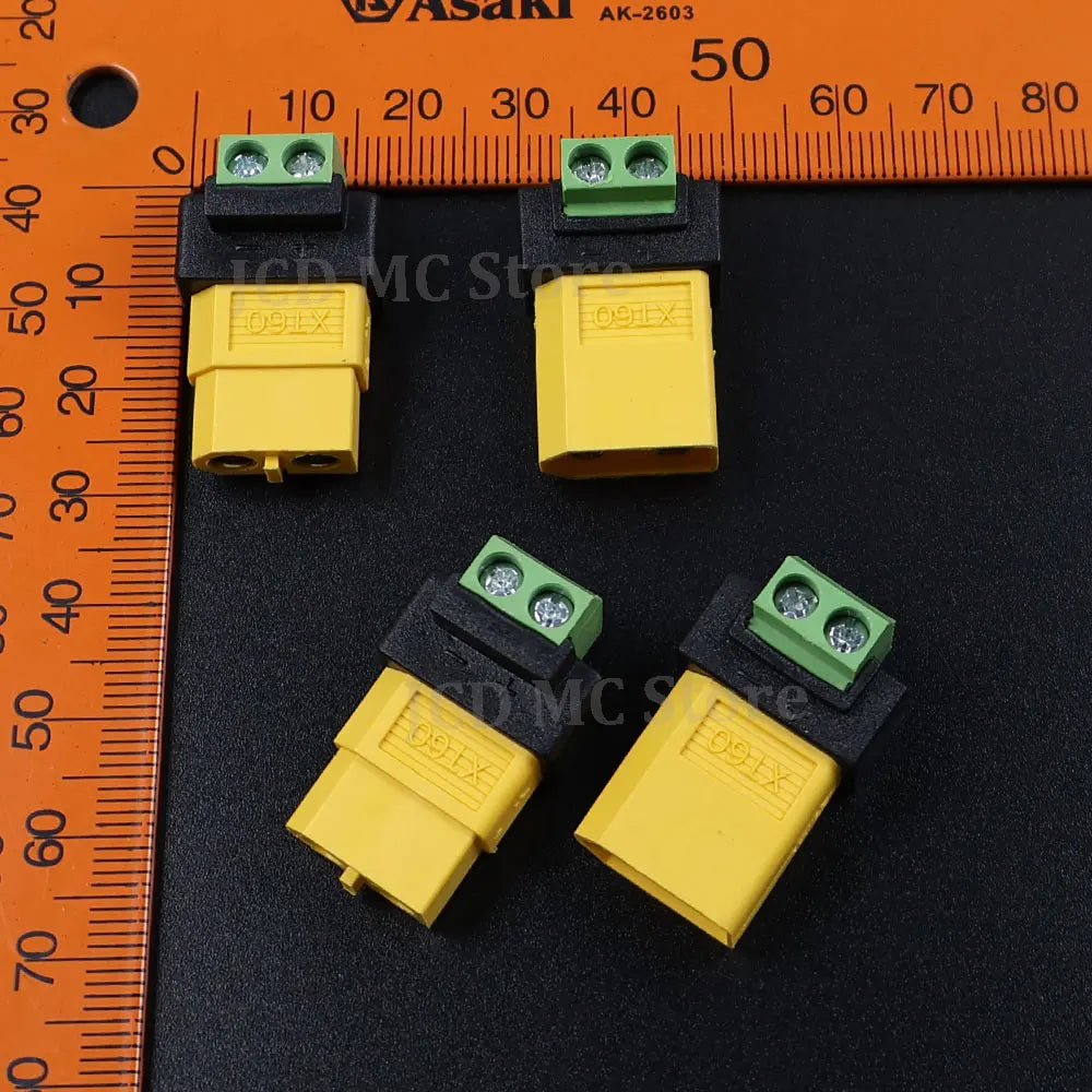 1PC XT60 Male/Female To 2Pin Solderless Power Plugs for Solar Panels Drone XT60 Connectors Screw Terminal Adapter