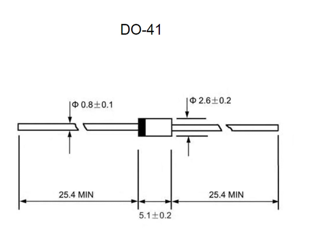 1n4733A 1W Zener diode 5.1V Zener diode DO-41 glass package with IN4733A direct insertion(50pcs)