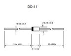 1n4733A 1W Zener diode 5.1V Zener diode DO-41 glass package with IN4733A direct insertion(50pcs)
