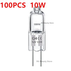 10/50/100PCS G4 12V 10W 20W LED Lamp Bulbs Eco Halogen Light Bulbs Capsule Inserted Beads Crystal Lamp Halogen Bulb Wholesale