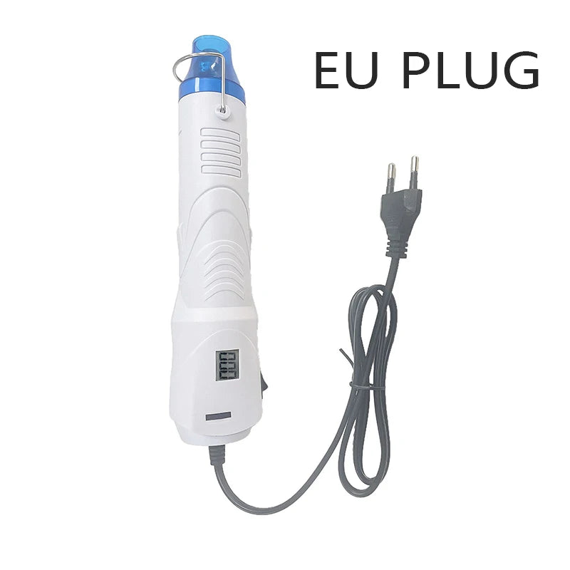 220V HEAT GUN Hot Air Gun Electric Power Temperature Blower 250W Display DIY Craft Embossing Shrink Wrapping PVC Cable Repair