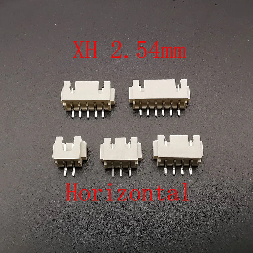 10Pcs XH 2.54 / PH 2.0 / ZH 1.5 / JST 1.25mm /SH 1.0mm Pitch 2/3/4/5/6 Pin Male Plug Housing SMD Connector Horizontal / Vertical