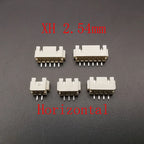 10Pcs XH 2.54 / PH 2.0 / ZH 1.5 / JST 1.25mm /SH 1.0mm Pitch 2/3/4/5/6 Pin Male Plug Housing SMD Connector Horizontal / Vertical