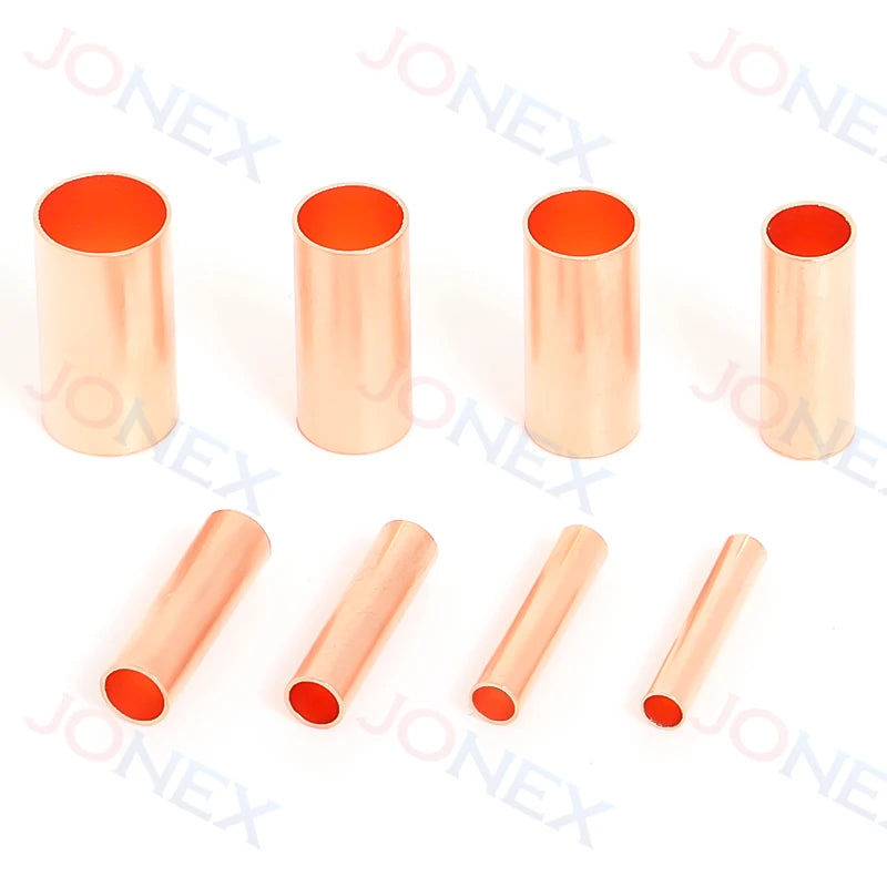 100PCS GT Copper Terminal Connectors Electrical Wire Cable Crimp Connecting Tubular Ferrules or for Lugs Have Heat Shrink Tubing