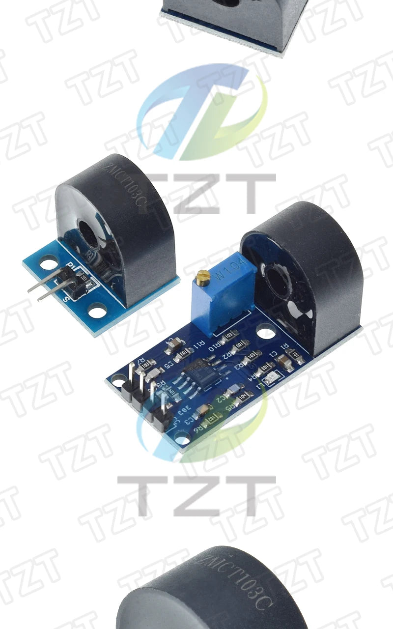 1/3PCS ZMCT103C 5A Range Single Phase AC Active Output Onboard Precision Micro Current Transformer Module Current Sensor