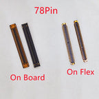 5-20Pcs LCD Display Screen Flex FPC Connector For Samsung Galaxy A12 A125 A125F A125F/DS USB Charger Charging Plug 78 Pin
