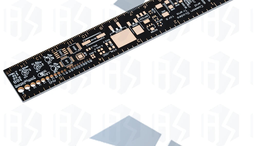 1~10PCS EGBO PCB Ruler For Electronic Engineers For Geeks Makers For Arduino Fans PCB Reference Ruler PCB Packaging Units v2 - 6