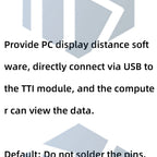 VL53L0X GY-53 Dual-Output ToF Distance Sensor - 3V-5VDC Serial/PWM Compatible for  Arduino