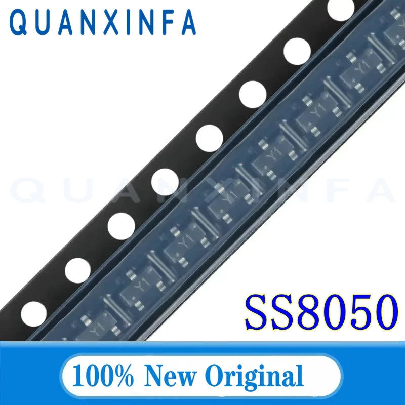 50-100PCS S8050 S8550 SS8050 SS8550 TL431 SOT23 Y1 J3Y 2TY Y2 SMD NPN/PNP transistors