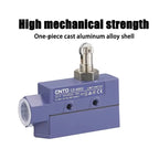 Limit Switch CNTD CZ‑6001, Sealed Horizontal Travel Switch, IP65 Waterproof, 1NO 1NC 15A 380VAC, Plastic Housing for Industrial