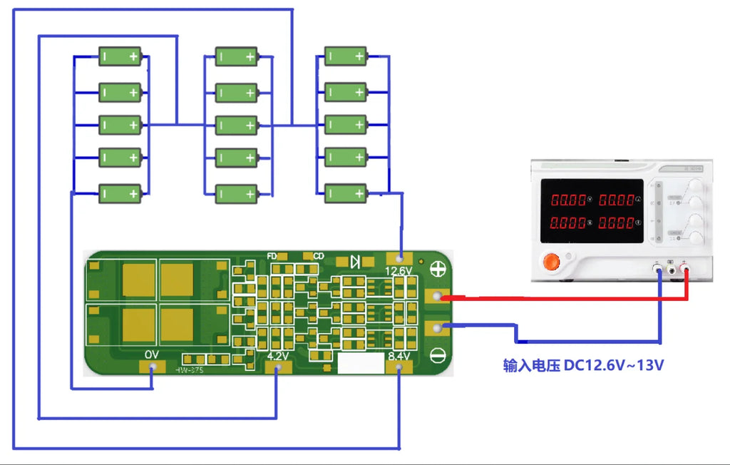 1-10Pcs 3S 20A Li-ion Lithium Battery 18650 Charger Protection Board PCB BMS 11.1V 12V 12.6V Cell Charging Protecting Module
