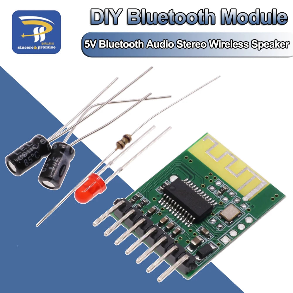 DIY Electronics Kit Bluetooth Audio Stereo Wireless Speaker Receiver Module Board Audio Power Amplifier Modified 4.0 4.1 4.2 5.0