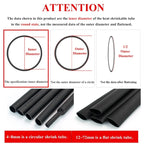 1/5M 4:1 Heat Shrink Tube With Glue Thermoretractile Heat Shrinkable Tubing Dual Wall Heat Shrink Tubing 4 6 8 12 16 24 32 52 72