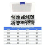 Transistor Assortment Kit TO92 PNP/NPN A1015 BC327 BC337 C1815 S8850 2N2222 2N2907 2N3904 2N3906 for Electronics DIY Repair