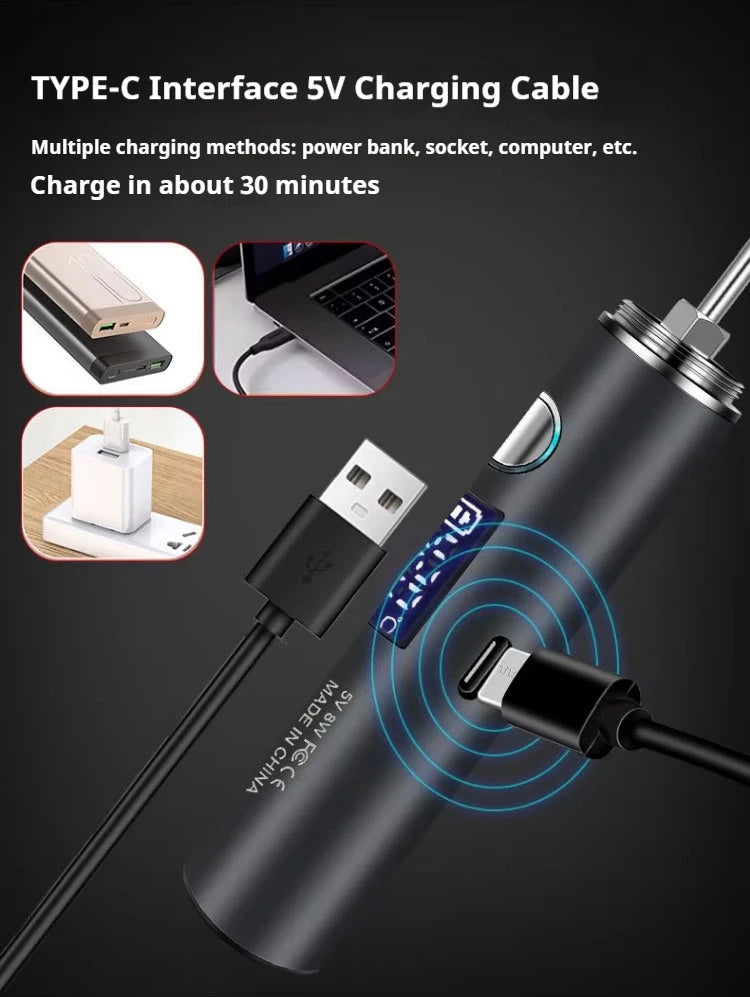 Canoyu radio soldering iron usb charging intelligent digital display portable household repair soldering iron welding pen