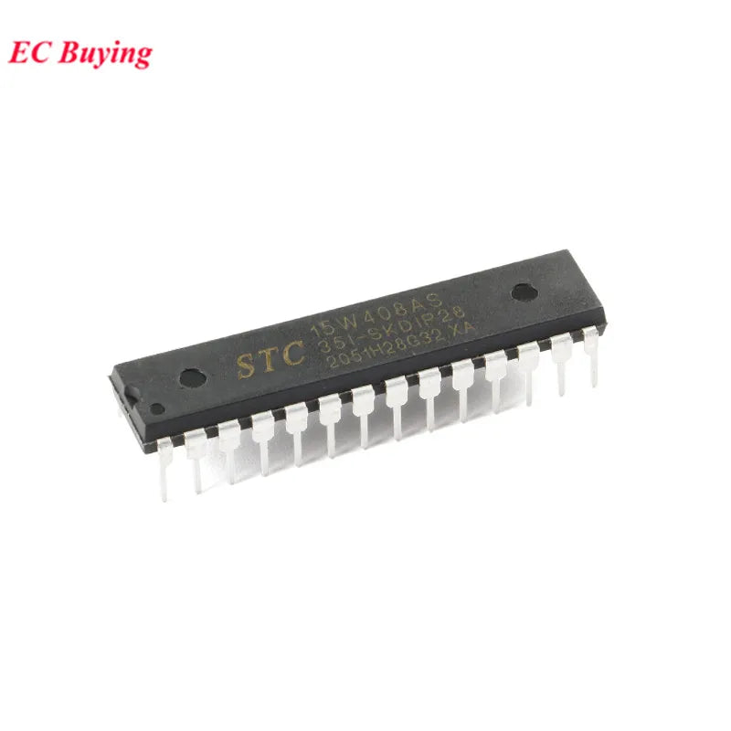 5pcs/1pc STC15W408AS STC15W408 STC 15W408AS Microcomputer Microcontroller MCU SMD STC15W408AS-35I-SKDIP28 1T 8051 Single Chip IC