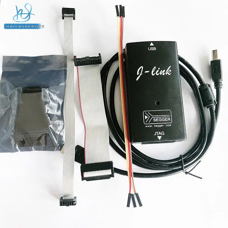 JLINK V8 V9 Simulator Downloader STM32 Singlechip  J-Link 1.8V-3.3V-5V Gold Sinking Process