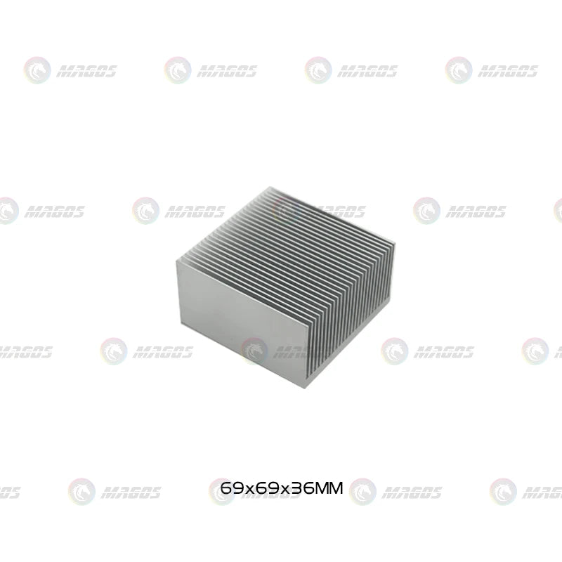 Electronic Radiator Aluminum Dense Teeth Heatsink Extruded Heat Sink Computer Water Cooling System 100/120/150/200/300x69x36MM