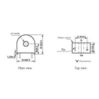 30PCS ZMCT103C 5A/5MA CT103 Precision Miniature Current Transformer In-Line 2-Pin DIP-2