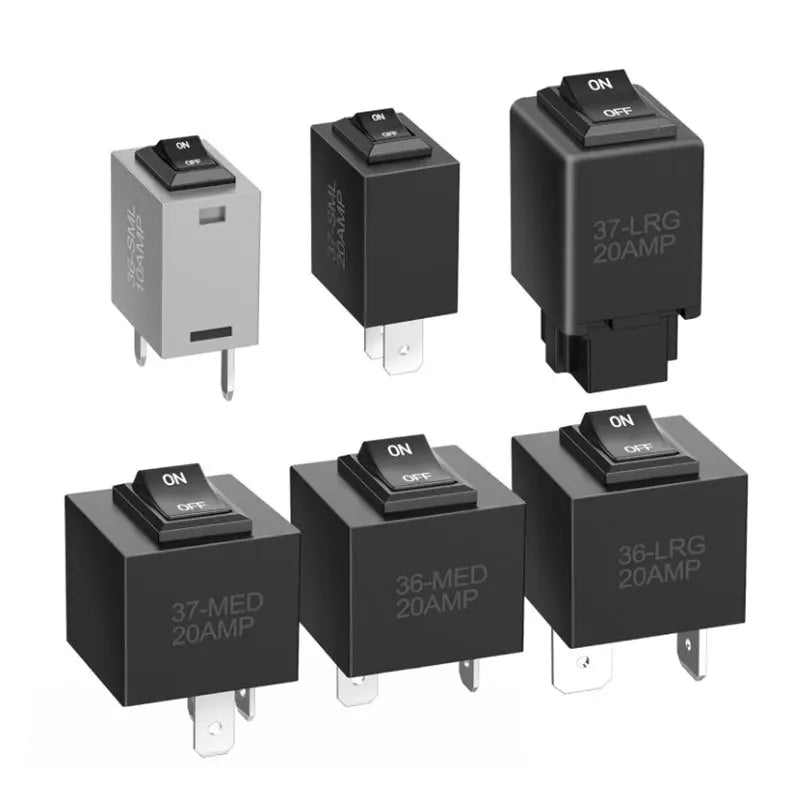 6PCS 9038A 12V Relay Bypass Switch Kit with Current Loop Fuel Pump Relay Bypass Main Switch, Diagnostic Test Tool